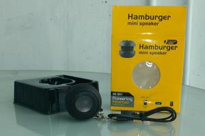 Parlantes Mini Speakers Hamburger