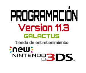 Programacion 3ds 2ds New 11.3