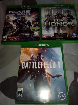 For honor, gears of war 4, battlefield 1 para xbox one