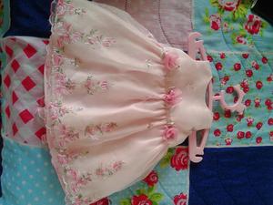 Hermoso Vestido Importado Talla 6 Meses