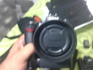 Nikon D90 Lente Sigma  Mm Battery Grip Usada