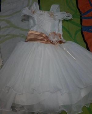 VESTIDO NIÑA BAUTIZO TALLA 2