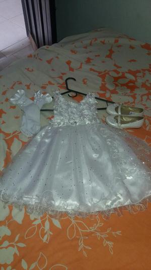 Vestido/bautizó/matrimonio Talla 2/4