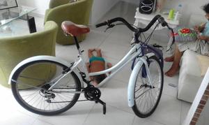 Bicicleta Todo Terrono Blanca Nueva