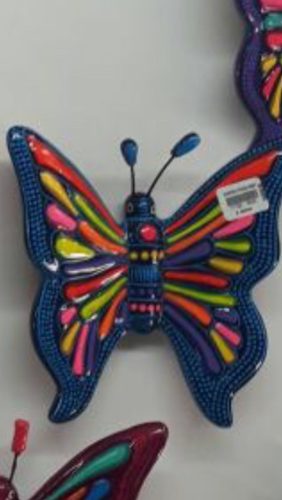 Mariposas Multicolor En Ceramica Mejicanas !
