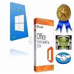 Windows 10 Pro+office  Pro Plus 1 Pc