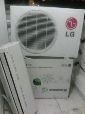 Aire acondicionado de  btu 220 voltios, marca LG en