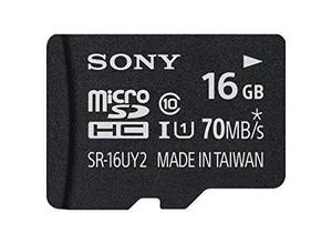 Clase Sony 16gb 10 Uhs-1 Micro Sdhc De Hasta 70 Mb De Tarje
