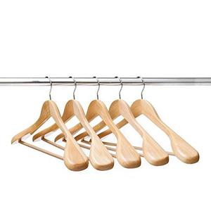 Ezihom Perchas De Ropa Gugertree Colgadores De Madera Con...