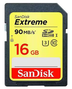 Sandisk Extreme 16 Gb Sdhc Uhs-i U3 Clase 10 Memoria De La71