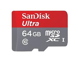 Sandisk Ultra 64gb Microsdxc Clase 10 Uhs-1 Sdsdqua-064g-u4