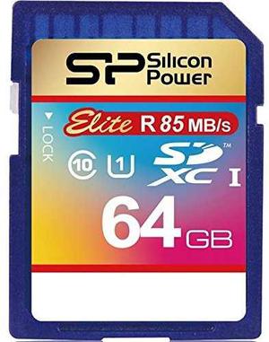 Silicon Power 64gb Sdxc R85mb / S C10 Uhs-1 Tarjeta De Memo