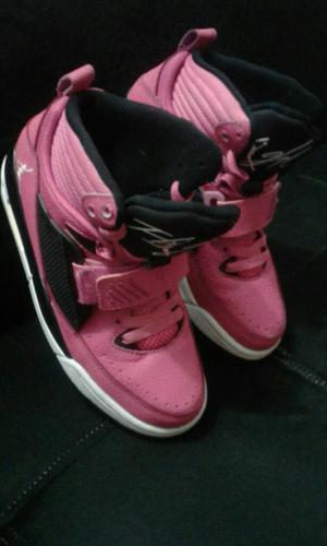 Tennis Jordan Flyght Rosados Originales