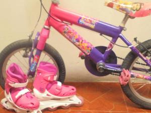 vendo patines y bicicleta