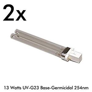 Bombilla Cnz 13 Vatios G23 Base Uv-c Germicida Luz Ultravio