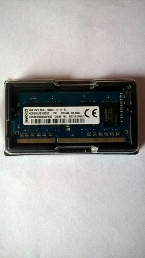 Memoria 2 en Ram Ddr3 Kinsgton Portátil