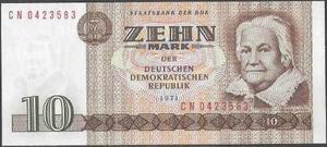Alemania Democratica 10 Mark  P28b
