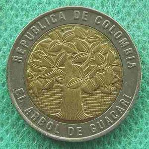 Moneda Colombia Guacari  Girada A Las 2 P.m.