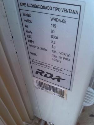 Aire Acondicionado de Ventana Marca Rda