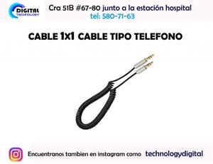 CABLE 1X1 CABLE TIPO TELEFONO