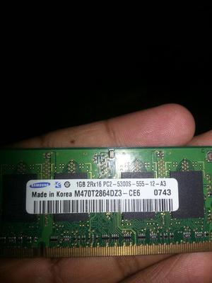 Memoria Ram Pc2 1gb