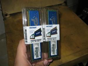Memoria ram DDR3 patriot 8gb 2 x 4gb