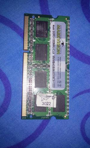 Meroria RAM DDR3 4GB para portatil