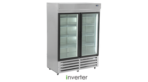 Refrigerador vitrina Inducol L 2 puertas Inverter