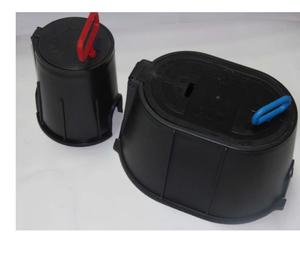 cajas para medidores de agua potable en plastico de poliprop