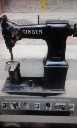 Maquina SINGER antiguo, 52w12 October