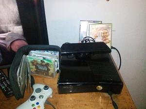 Xbox 360 Slim+ Kinect+ Control+ 3 Juegos Originales Y Biblia