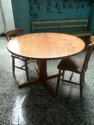 GANGAZO COMO NUEVA mesa de juntas redonda 4 puestos