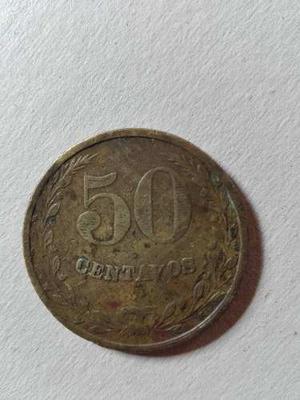 Moneda 50 Centavos Colombia. 