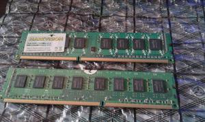 MEMORIA RAM DDR3 una de 4gb y la otra de 2gb