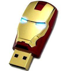 MEMORIA USB DISEÑO IRON MAN DE 32 GB