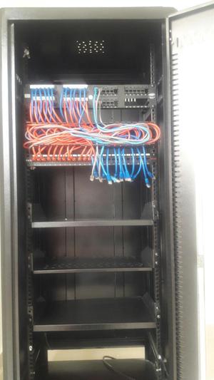 Rack con 3 Pach Panel