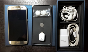 Samsung Galaxy S7 Dorado 32 Gb Como Nuevo Caja Y Accesorios