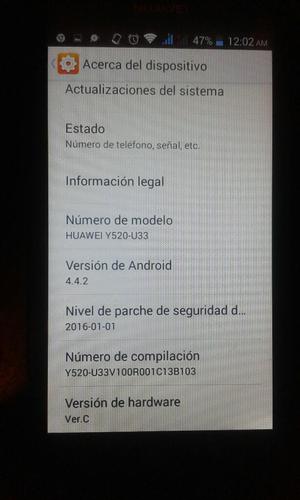 Se Vende Celular Huwei Y520