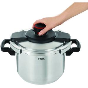 T-fal Clipso 6,3-qt Acero Inoxidable Olla A Presión