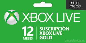 Cuentas Xbox Live Gold Nuevas 12 Meses