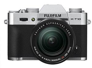Kit De Cámara Fujifilm X-t10 Plata Sin Espejo Digital Con X