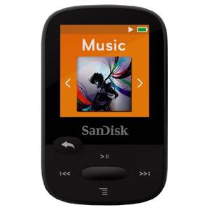 Sandisk Sport Clip 8 Gb Reproductor De Mp3, Negro Con Panta