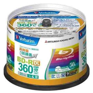 Verbatim Disco Blu-ray 50 Piezas Eje - 50 Gb 4 X Bd-r Dl - C