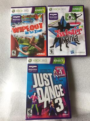 Wipeout, Twister Mania Y Just Dance