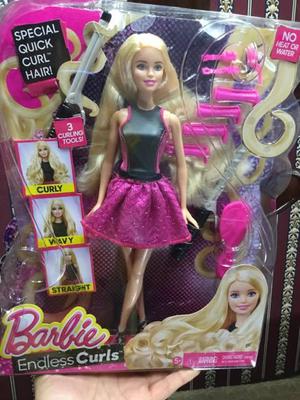 Muneca Barbie Rizos Definidos