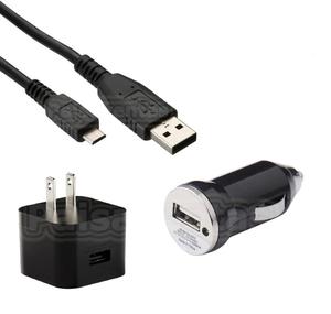 Cargador De Emergencia 3 En 1 Cable Usb Carro Pared 110v