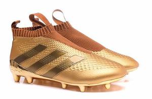 Guayo Adidas Bota Ace 16+ Purecontrol Golden /césped