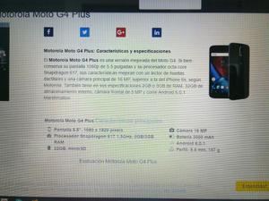 Nuevo Motorola G4 Plus