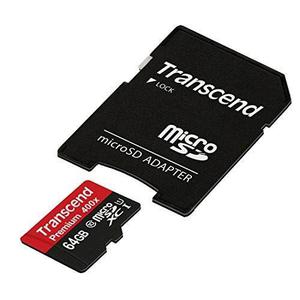 Transcend 64gb Class10 Microsdxc Uhs-1 Tarjeta De Memoria C