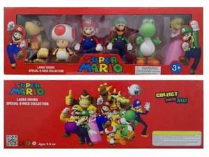 Colección Miniatura Super Mario 6 Personajes
